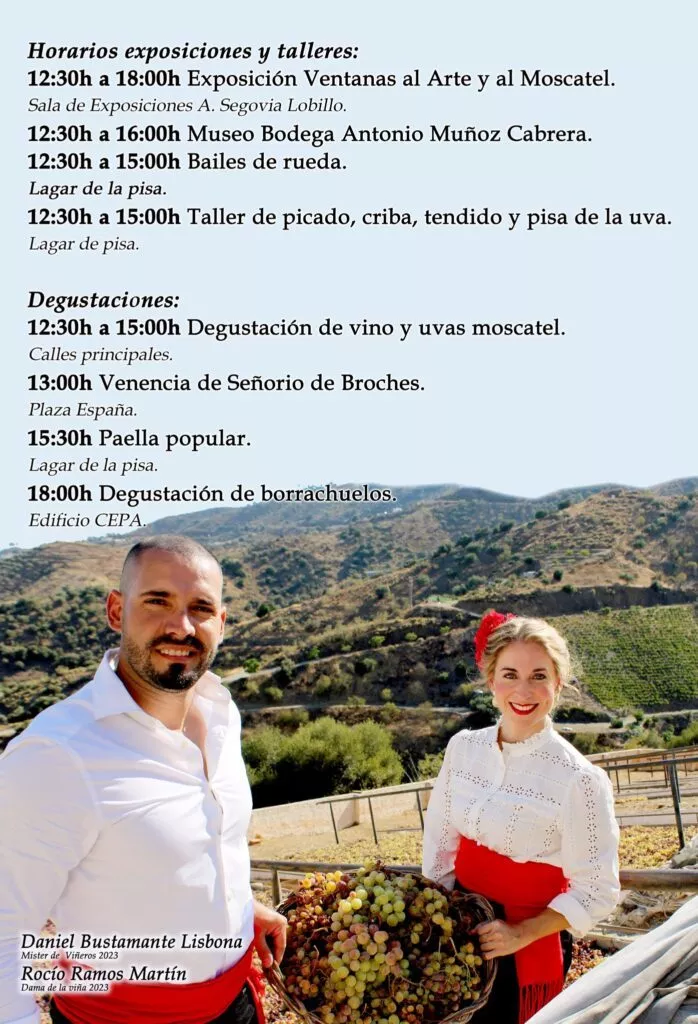 moclinejo winegrowers festival 2024 programme