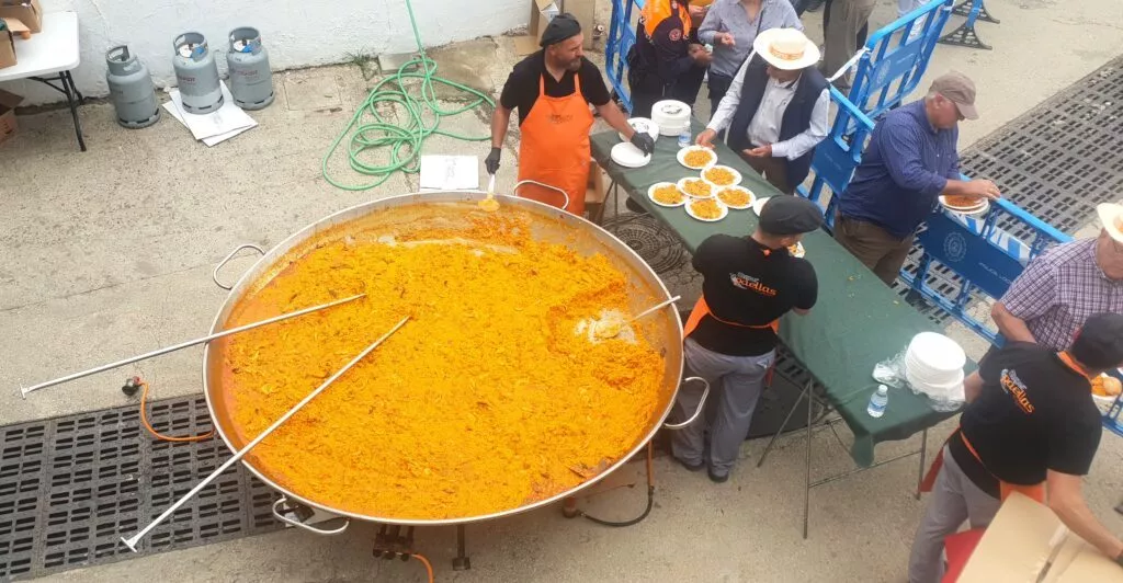 benamargosa fiesta del campo paella popular