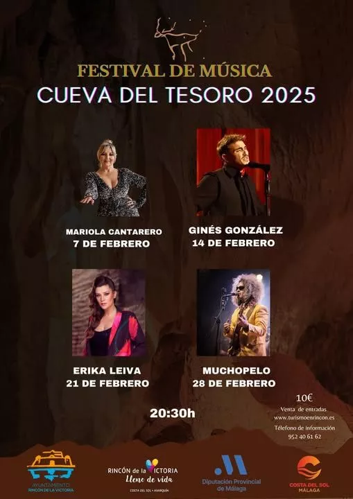 festival de musica de la cueva del tesoro rincon de la victoria 2025