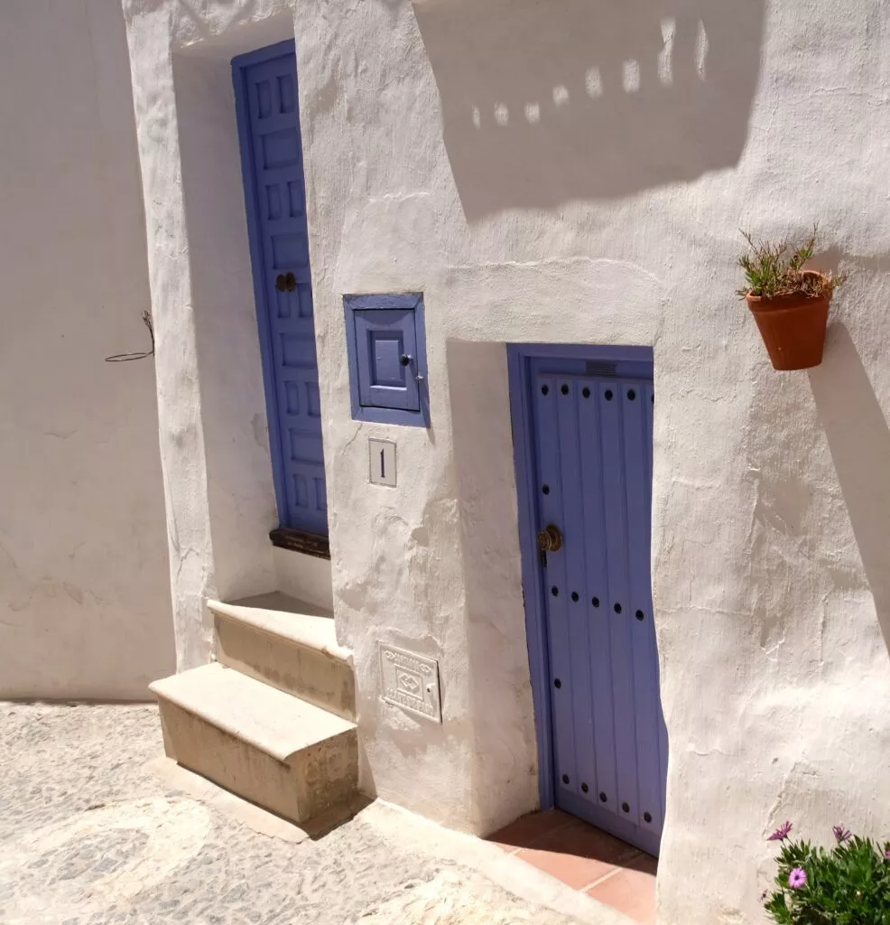 frigiliana what to see painted front door