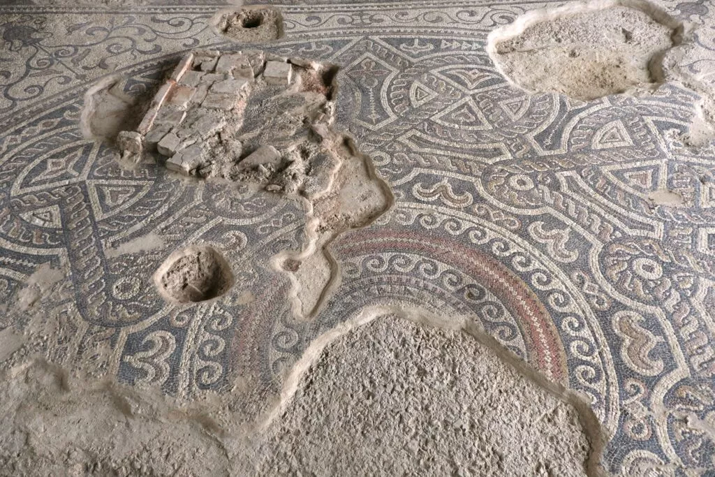 site archeologique andalousie mosaique du triclinium