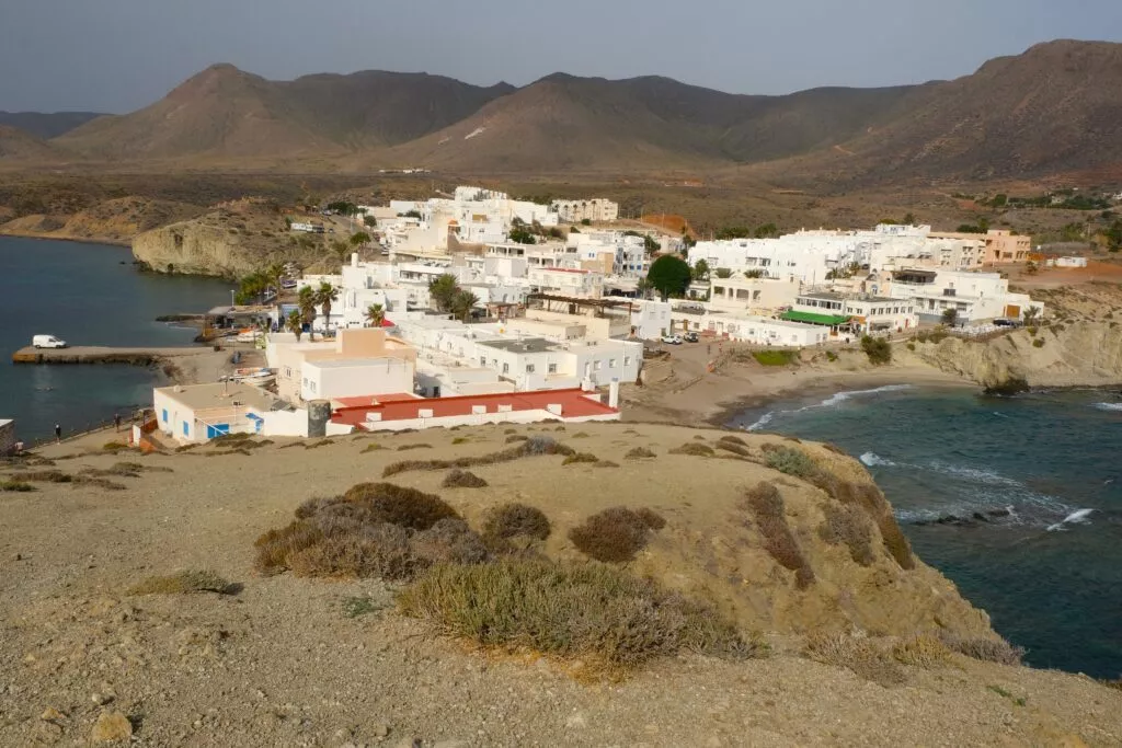 what to see in isleta del moro view on the village with sea