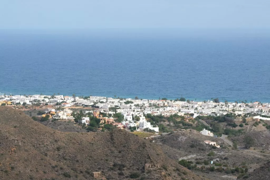 what to see in mojacar the castle viewpoint with views on sea