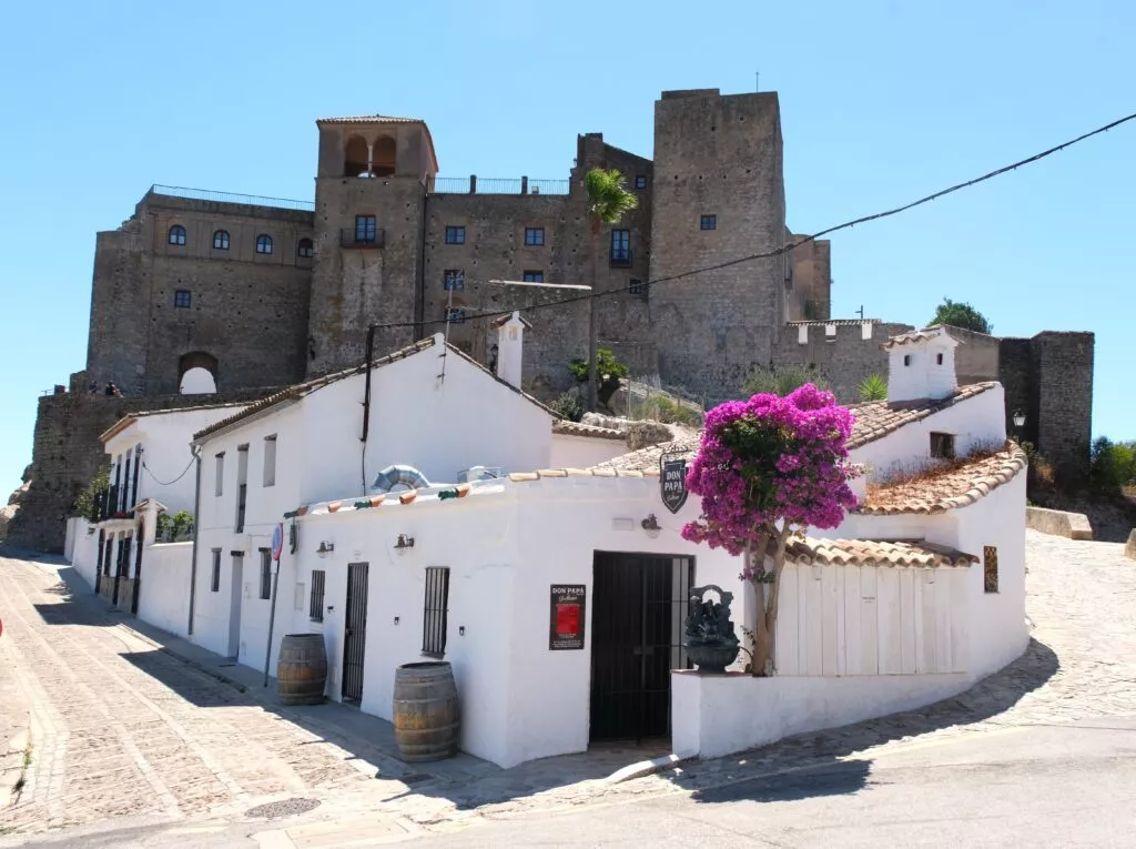 castellar de la frontera things to see in front of the entrance to the fortress castle