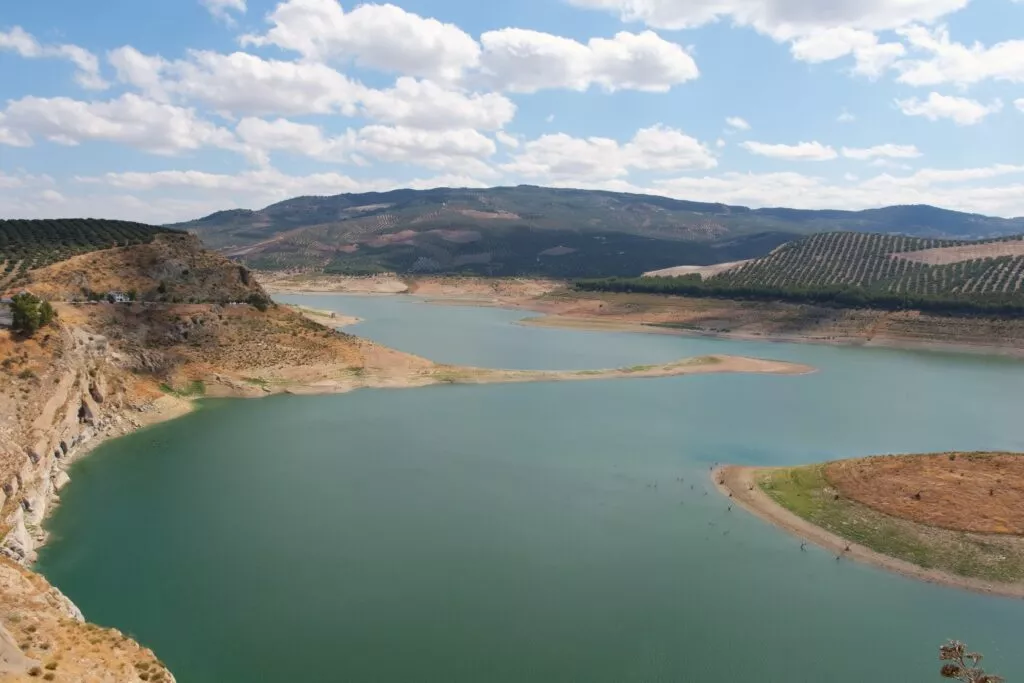 iznajar cosa vedere vista embalse desde barrio el penon