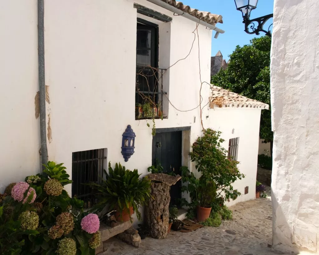 que voir a castellar de la frontera maison blanche typique blanchie à la chaux