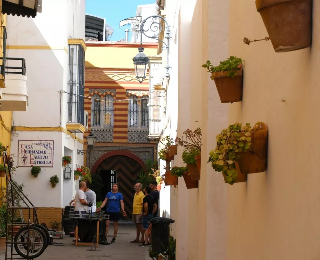 street in sanlucar de barrameda