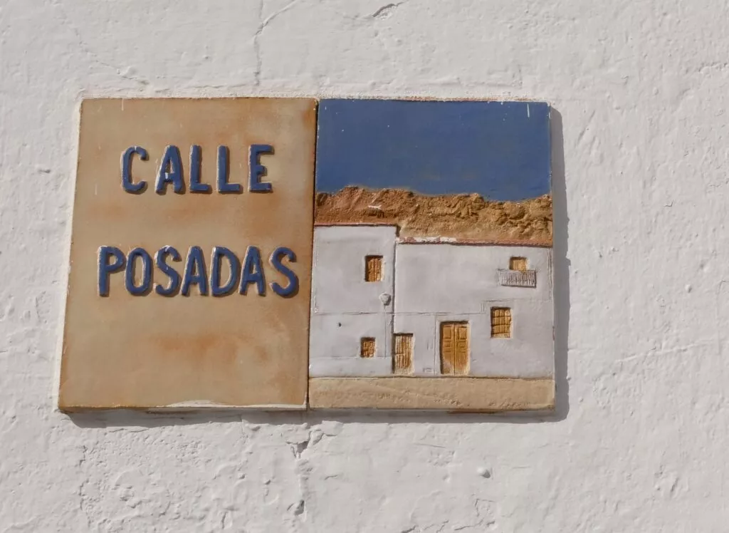 things to see in lucainena de las torres street signs