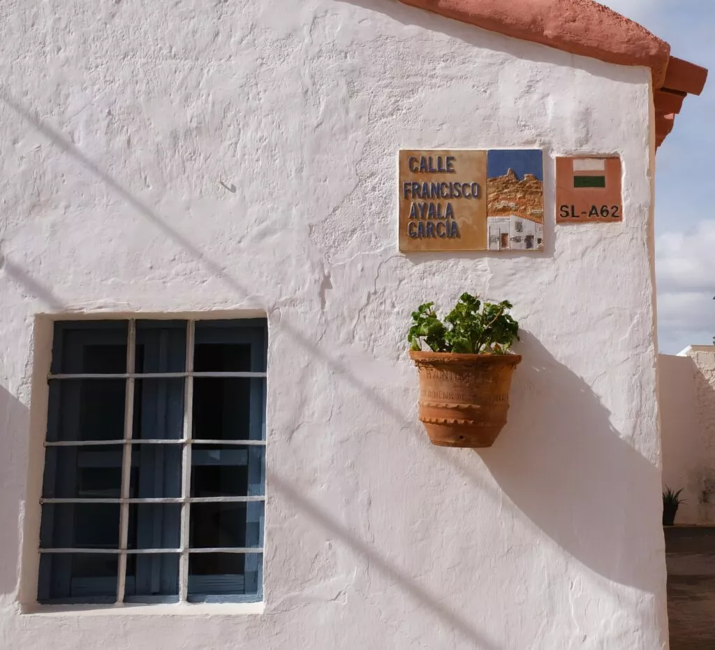 what to see in lucainena delas torres typical house and street