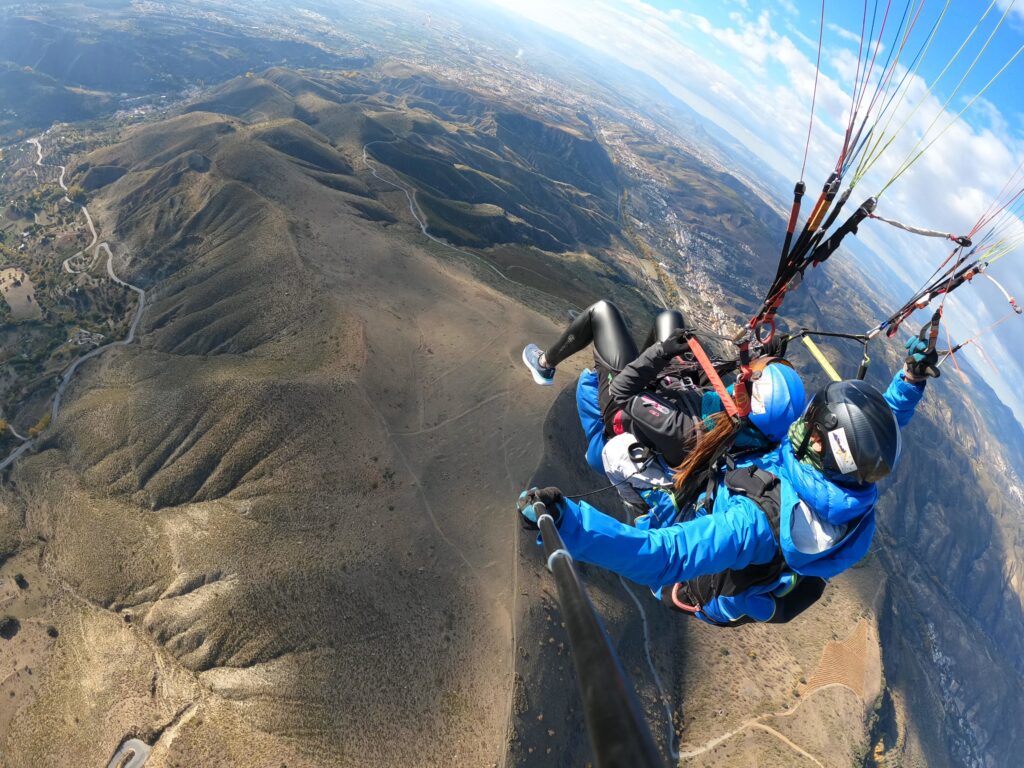 granada actividades de ocio vuelo en parapente biplaza