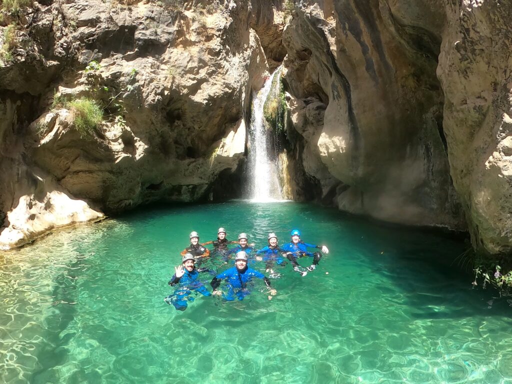 granada outdoor activities canyoning in rio verde