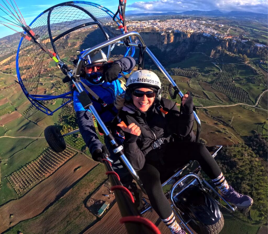 marbella actividades de ocio vuelo en paramotor