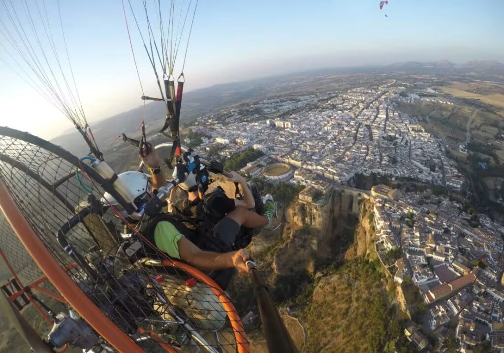 marbella outdoor activities paramotor flight