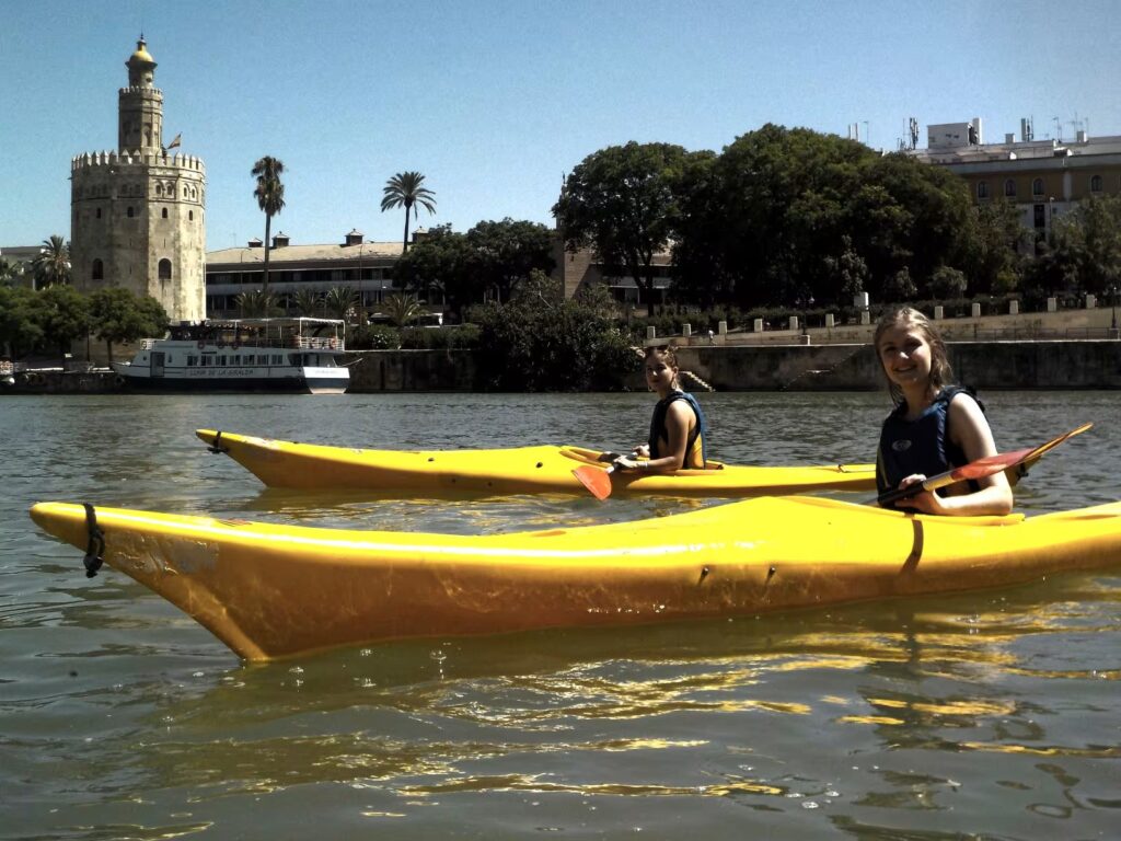 seville outdoor activities kayak on guadalquivir