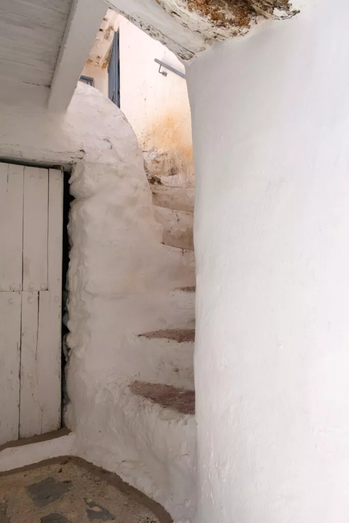 typical and authentic andalucia los guajares guajar fondon narrow street and house